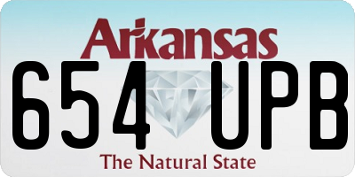 AR license plate 654UPB