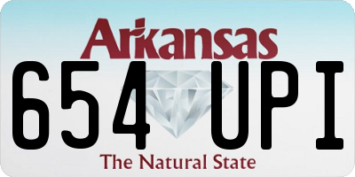 AR license plate 654UPI
