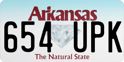 AR license plate 654UPK