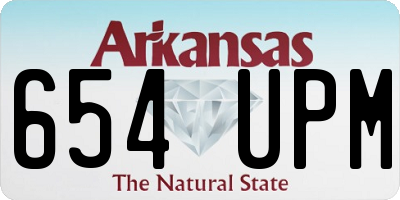 AR license plate 654UPM