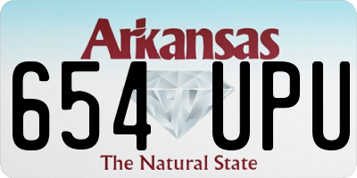 AR license plate 654UPU