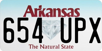 AR license plate 654UPX