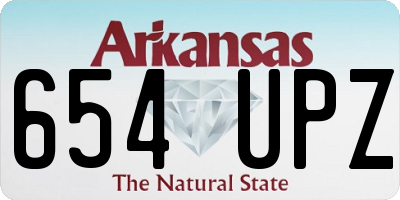 AR license plate 654UPZ