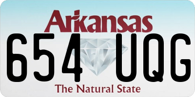 AR license plate 654UQG