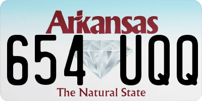 AR license plate 654UQQ
