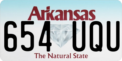 AR license plate 654UQU