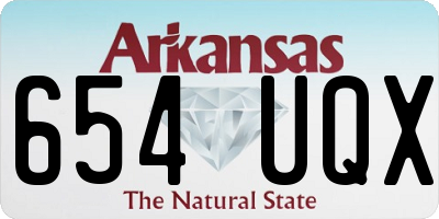 AR license plate 654UQX
