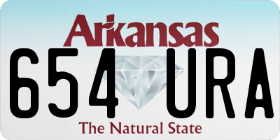 AR license plate 654URA