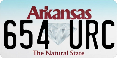 AR license plate 654URC