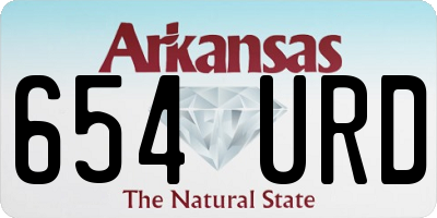 AR license plate 654URD