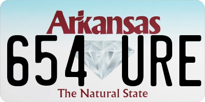 AR license plate 654URE