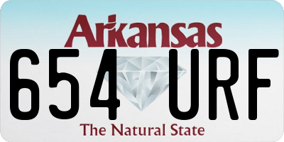 AR license plate 654URF