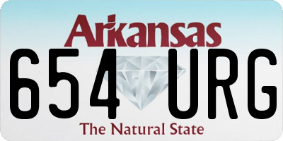 AR license plate 654URG