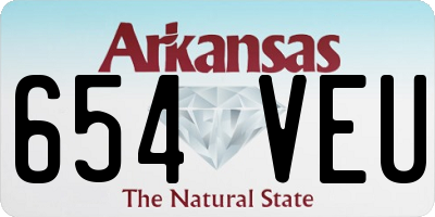 AR license plate 654VEU