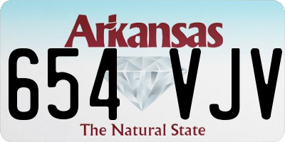 AR license plate 654VJV