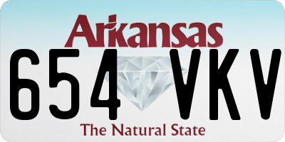 AR license plate 654VKV