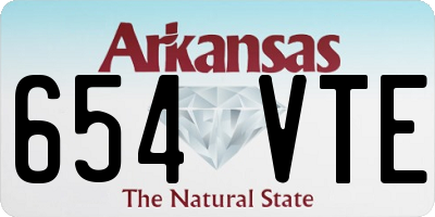 AR license plate 654VTE