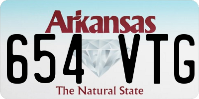 AR license plate 654VTG