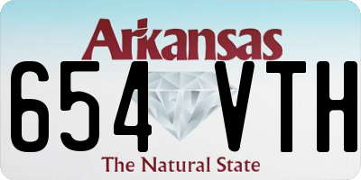 AR license plate 654VTH
