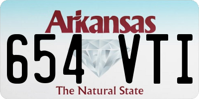 AR license plate 654VTI