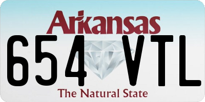 AR license plate 654VTL