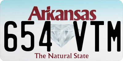 AR license plate 654VTM