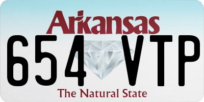 AR license plate 654VTP