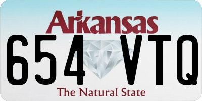 AR license plate 654VTQ