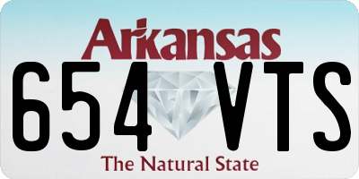 AR license plate 654VTS