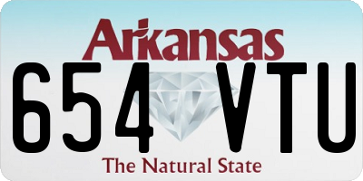 AR license plate 654VTU