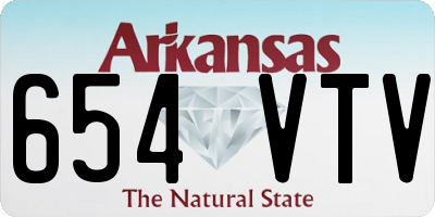 AR license plate 654VTV