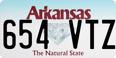 AR license plate 654VTZ