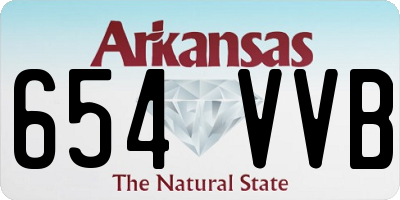 AR license plate 654VVB