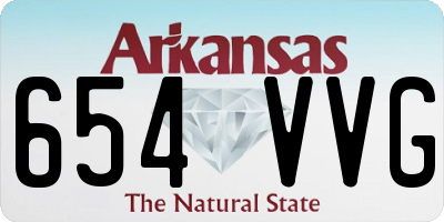 AR license plate 654VVG