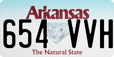 AR license plate 654VVH