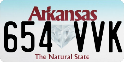 AR license plate 654VVK