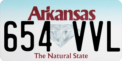 AR license plate 654VVL