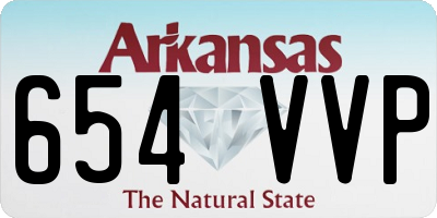 AR license plate 654VVP