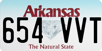 AR license plate 654VVT
