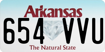 AR license plate 654VVU