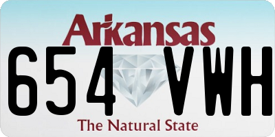 AR license plate 654VWH