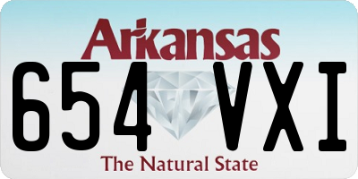 AR license plate 654VXI