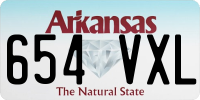 AR license plate 654VXL