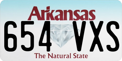 AR license plate 654VXS