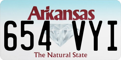 AR license plate 654VYI
