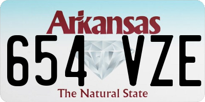 AR license plate 654VZE
