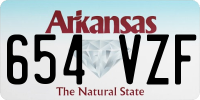 AR license plate 654VZF