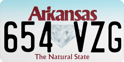 AR license plate 654VZG