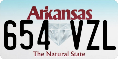 AR license plate 654VZL