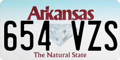 AR license plate 654VZS